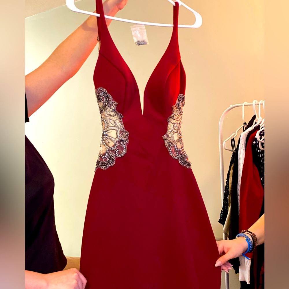 Red dress